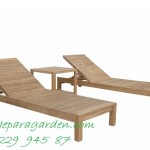 Lounger Chairs Seat Patio Teak Wood
